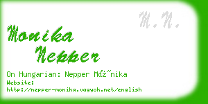 monika nepper business card
